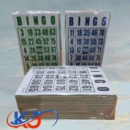 KJ NEW 50-100pcs BINGO CARDS Bingo Royal Bingo Lotto Card Traditional Family Bingo