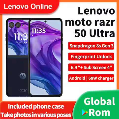 Lenovo Motorola razr 50 Ultra Light Stylish Multi functional Large External Screen 600000 fold Certi