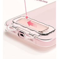 Clear Plastic Lanyard Back Sticker for Universal Mobile Phones Double Loop IPhone Easy Install Sturd