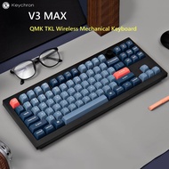 Keychron V3 Max TKL Wireless Mechanical Keyboard, QMK/VIA RGB Bluetooth/2.4 GHz/Wired, 87 Keys Hot-S