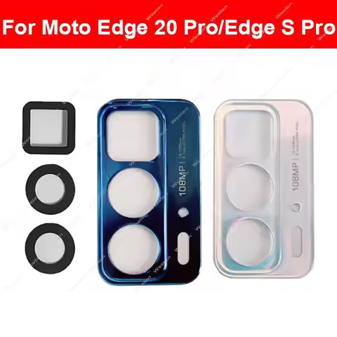 For Motorola MOTO Edge 20 Pro Edge S Pro XT2153-1 Rear Camera Glass Lens Big Small Lens with Adhesiv