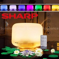 Sharp เครื่องพ่น aroma เครื่องพ่นไอน้ำ humidifier เครื่องพ่นไอน้ำอโรม่า Aroma Diffuser ควันเยอะ เครื่องเพิ่มความชื้น สปาในบ้าน หอมสดชื่น เกรดขึ้นห้าง500ml เครื่องฟอกอากาศ air purifier เครื่องพ้นไอนำ เครื่องพ่นไอนำ