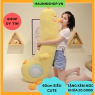 Stuffed Bear Yellow Chicken Pillow size 60cm, 75cm, 1m2, 1m5. Cute Korean Fabric -