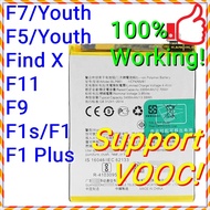 (Support VOOC Flash Charge) NEW ORI Stable Battery for Oppo Find X F11 Pro F9 F7 F5 Youth F1s F1 Plu