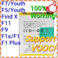 (Support VOOC Flash Charge) NEW ORI Stable Battery for Oppo Find X F11 Pro F9 F7 F5 Youth F1s F1 Plus (ORIGINAL Grade)