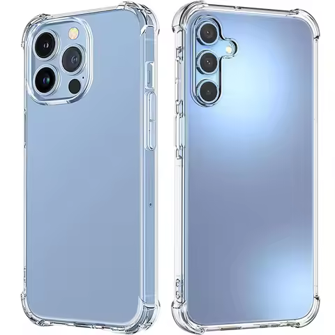 Shockproof Clear Silicone Soft Case For VIVO Y33S Y35 Y36 Y50 Y51 Y52S Y53 Y55 T1 Y66 Y67 Y70 Y71 Y7