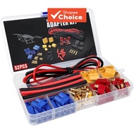 Heat Shrink Tubing Kit Power Socket T Plug EC3 XT60 Rc Connector Kit 14 AWG Silicone Wire Heat Shrin