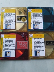 [MDCD] Bộ 4 đĩa MD Ca Sĩ Tuấn Vũ - Đĩa MD Mini Disc Nhạc Vàng
