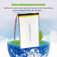 10000mAh 3.7V 8565113 แบตเตอรี่ลิเธียม Li-Polymer แบตเตอรี่ Li-Ion Li Po เซลล์สำหรับ DVD GPS อุปกรณ์