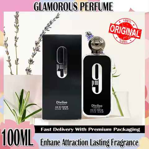100ML 3.4FL.OZ 9PM Men's Perfume, Long Lasting Gourmet Oriental Notes Cologne, Eau De Parfum, Ferono