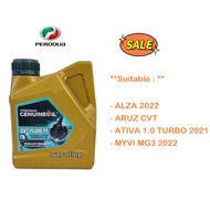 Perodua Auto Transmission Fluid CVT FE Auto Oil 1 Liter Gear Oil Perodua Ativa Myvi Alza Aruz CVT