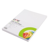 ▼ONE กระดาษการ์ดสี A4 230 แกรม ขาว (50แผ่นแพ็ค)✭