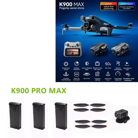 K900 MAX Drone Battery 3.7v 1800mAh K900 MAX Propeller Blade K900 PRO MAX Drone Spare Parts K900 MAX