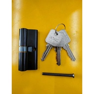 DOUBLE CYL DKS DL70MM MATTBLACK