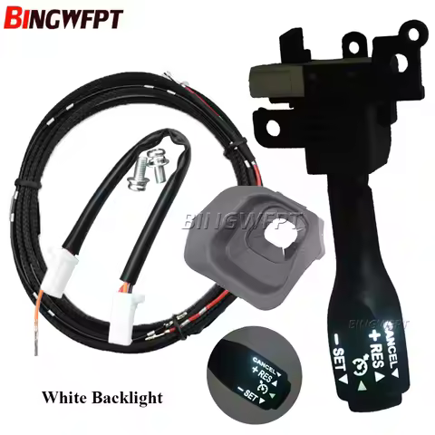 With White backlight Cruise Control Switch 84632-34011 45186-0G030 For Toyota Land Cruiser Prado GRJ