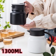 ◕☄ 1200ml 316 Thermos Stainless Steel Thermal Insulation Stewed Teapot Household Stuffy Teapot Stewed Teapot Portable Coffee Pot Stewed Teapot