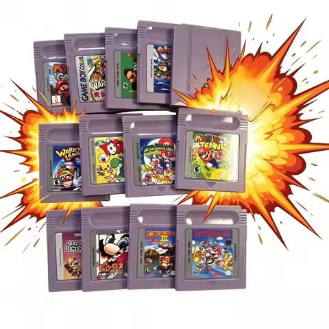 New GBC 16 Bit Game Video Game Cartridge Console16 Bit Game Card Wario Land Donkey Kong Wario Land 2
