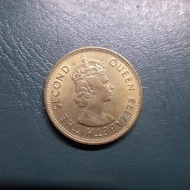 香港1980年一毫1毫銅幣 (關門特年)