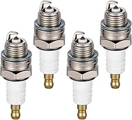 CJ8Y Iridium Spark Plugs 4 Pack - Compatible with Shindaiwa 345/350/500, Tanaka TBC-250/2510, Echo C