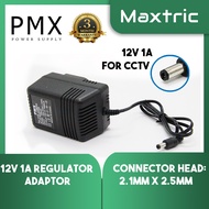 PMX 12V 1A REGULATOR ADAPTER / 3PIN UK PLUG AC DC Transformer POWER ADAPTOR = EM333