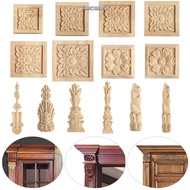 NARCISSUS13A0E Vintage Wood Carved Accessories European Style Solid Cabinet Seat Feets