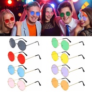 LIAOYING Round Sunglasses Fashion Hippie Party Circle Glasses