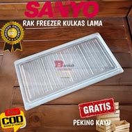 RAK KULKAS SANYO FREEZER KULKAS 2 PINTU TYPE LAMA ORIGINAL BEKAS