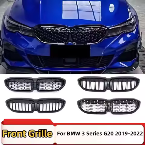 Front Inlet Grille Bumper Kidney Grill Grid Tuning Accessories For BMW 3 Series G20 G21 2019-2022 31