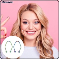 MUNDAN Dimple Trainer, Easy to Wear Stainless Steel Dimple Maker for Cheeks, Fashion Facial Beauty T