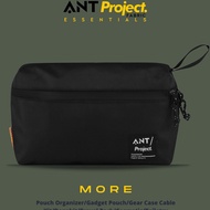 ANT PROJECT - Clutch Bag MORE Black Unisex Waterproof Ready
