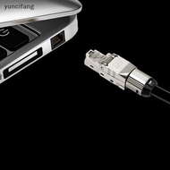 [zhg] 1Pcs RJ45 Shielded Toolless Modular Termination Plug RJ45 Cat8 Cat7 Cat6A Connector 2000MHz 40