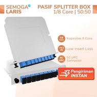 Passive Box 1:8 SC UPC <10.5dB G657A2 - Passive Spliter ODP 8 Core - Splitter Fiber Optik FTTH Adapt