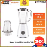 Kenwood BLP10.A0WH Blender 1.5L 400W motor Plastic Goblet Bowl 2 Speed with Pulse Stainless Steel Bl