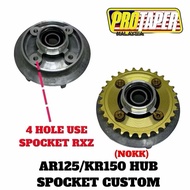 Ar125 KH100 Sprocket Hub custom siap potong with bearing