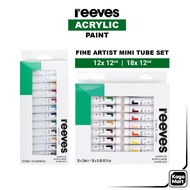 Reeves Acrylic Color Paint Tube Set Acrylic Paint