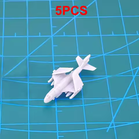 5PCS Resin Model EA-6B Shipborne Electronic Jammer 1/2000 700 400 350 Scale Simulation Folding-wing 