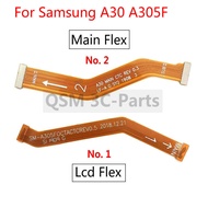 Main Motherboard LCD Display Connector Flex Ribbon Cable For Samsung Galaxy A30 A305F SM-A305F Main Flex Cable
