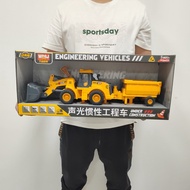 [Quick Shipment] Children's Simulation Movable Grip Music Lighting Boy Inertial Engineering Vehicle 