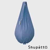 Shupatto 水滴型素色秒收口袋小7包-大 藍月藍