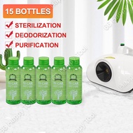 Automobile 15pcs Bottles Nano Air Disinfectant Fog Liquid Deodorization for Atomizing Mist Machine F