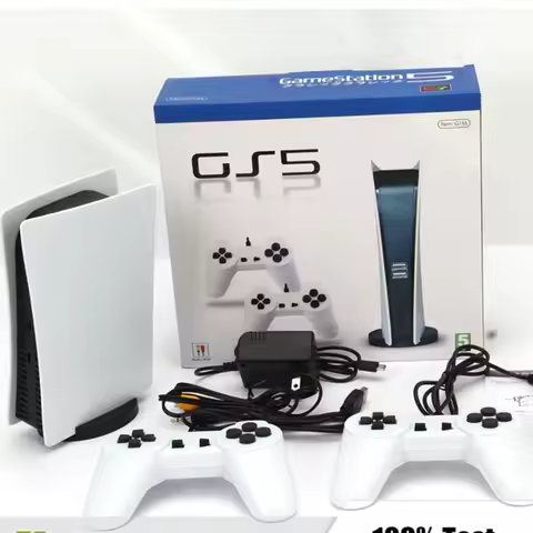 New TV Game Console 8 Bit Game Box With 200 Classic AV Output GS5 Retro Video Mini Game Station With