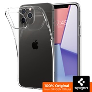 SPIGEN Case for iPhone 12 Series Case [Liquid Crystal] Clear Flexible TPU and Durable Shock Absorpti