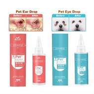 Dorrikey Pet Ear Cleaner Drop Eye Drop for Cat Dog Ubat Pencuci Telinga Ubat Mata Kucing Anjing