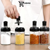 Set of 5 spice jars - Cooking spice jars - Combo of 5 glass jars and 3 spice jars