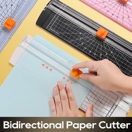 A4/A5 Paper Portable Two-Way Paper Cutter, 12 inch Paper Cutter Cutting Tool Photo Cutter Office Sta