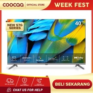 COOCAA LED TV 40 INCH ANDROID 11 TV 2.4G 5G WIFI 40S7G coocaa