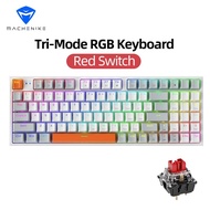 Machenike K500W Wireless Mechanical Keyboard Hot Swap Tri-Mode 94 Keys RGB Backlit Gaming Keyboard F