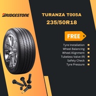 NEW TYRE 235/50R18 TURANZA T005A BRIDGESTONE (2023)