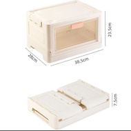 Container Storage Box 38.5cm Wide Wheels Plastic Storage Box Cupboard