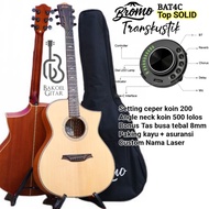 Bromo BAT4c Top SOLID Transcustic series full set guitar